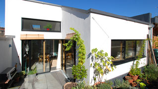 Passive house design for a new 3 bedroom eco house in Montpelier, North Bristol.