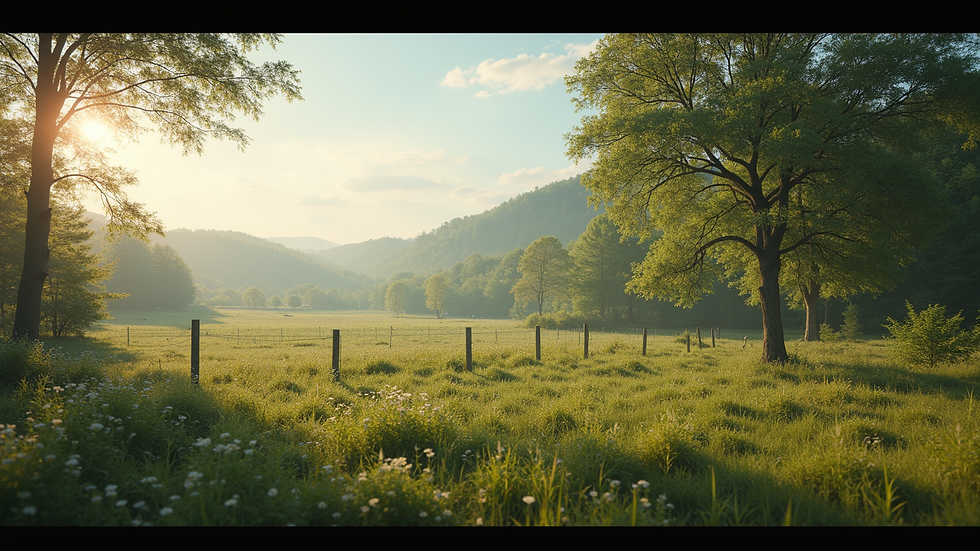 High angle view of a tranquil nature scene