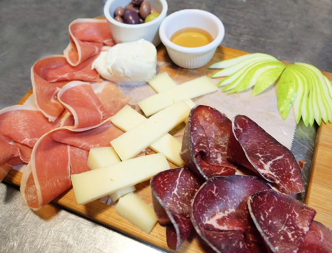 Arranged Food and Objects