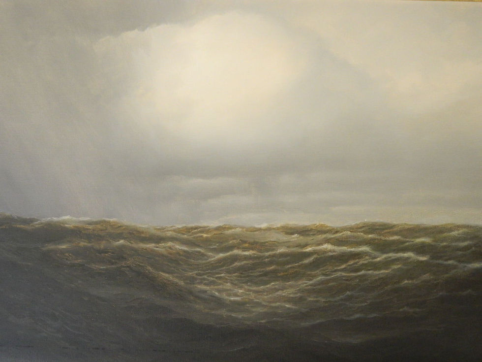 Untitled Seascape (1978) oil on canvas 60cm x 82cm