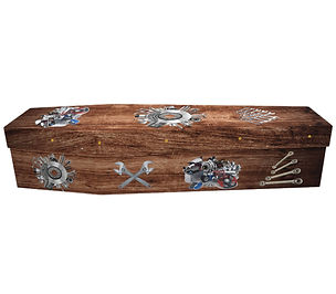 Mechanic Cardboard Coffin