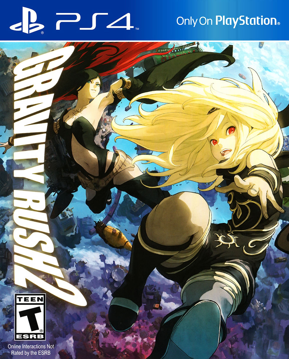 Portada americana de Gravity Rush 2