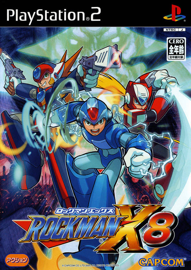 Portada nipona de Mega Man X8