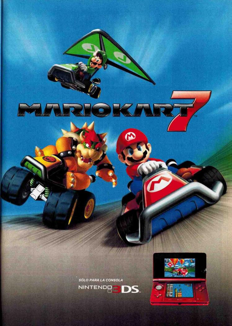 Anuncio de revista Club Nintendo de Mario Kart 7