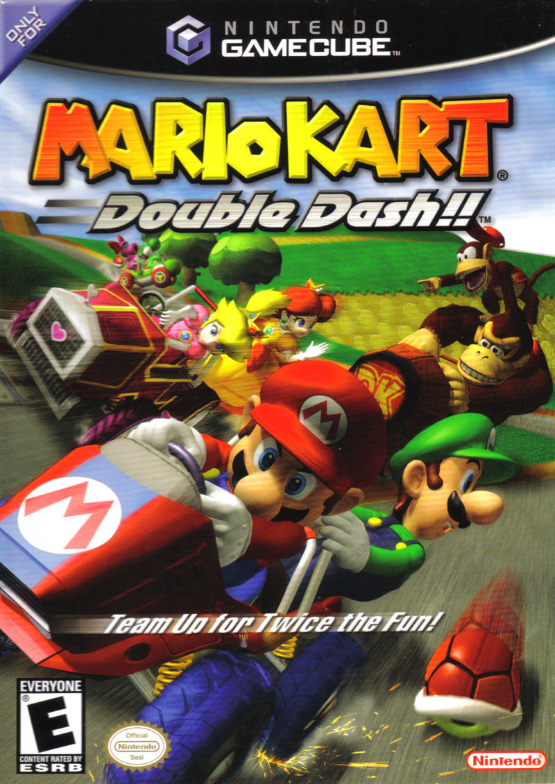 Portada americana de Mario Kart: Double Dash‼
