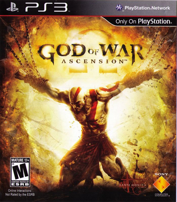 Portada americana de God of War: Ascension