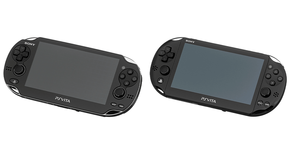 Los dos modelos de PlayStation Vita