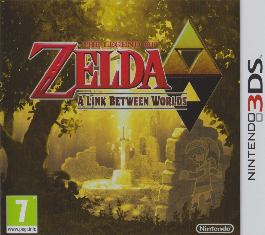 Portada europerra de The Legend of Zelda: A Link Between Worlds