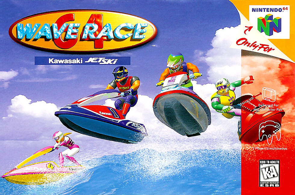Portada americana de Wave Race 64