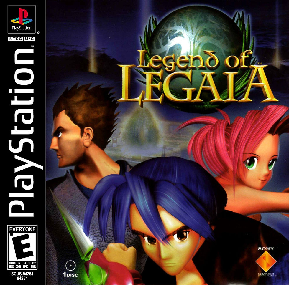 Portada americana de Legend of Legaia
