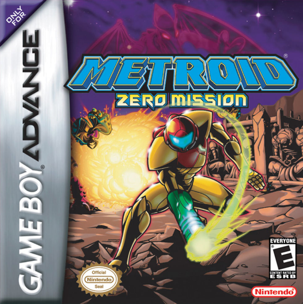 Portada americana de Metroid: Zero Mission