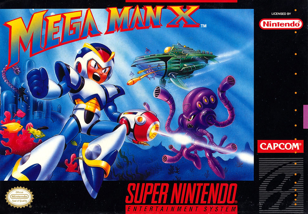 Portada americana de Mega Man X
