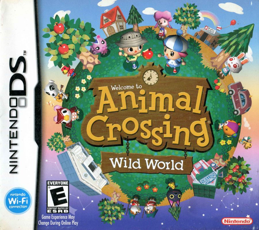 Portada americana de Animal Crossing Wild World