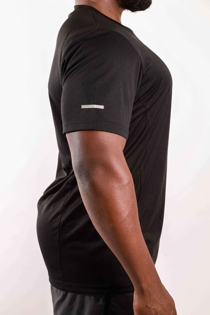 Thumbnail: Burk Short Sleeve Shirt - Black With White Logo