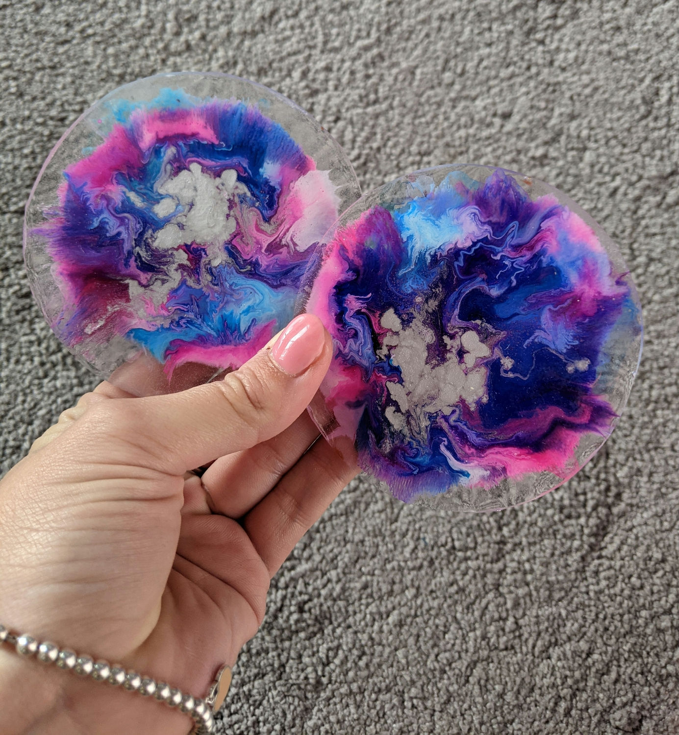 Pair of Ink Coasters