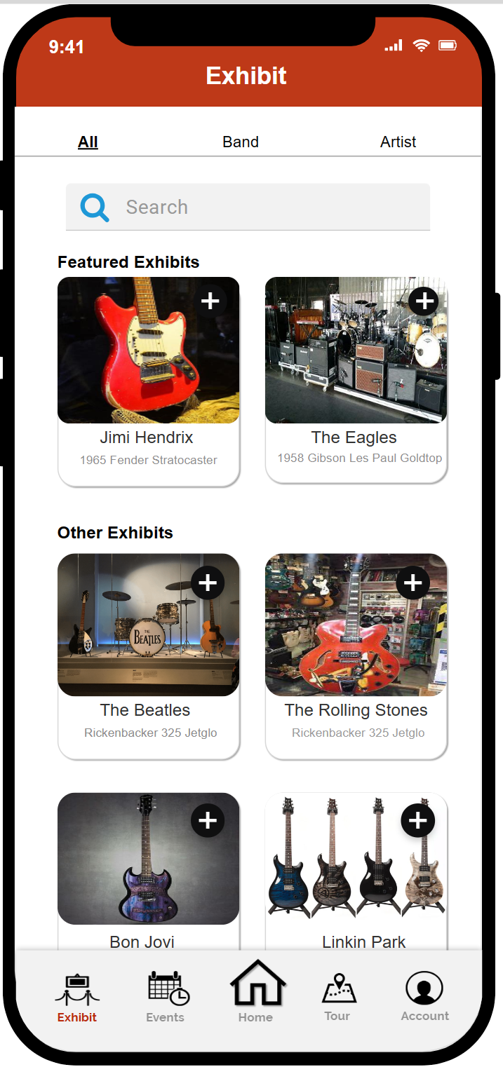 Add a concert to your tour plan.