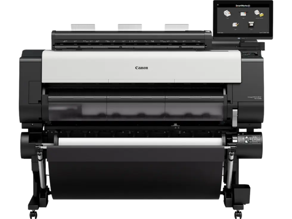 Canon imagePROGRAF TX-4100 dual-roll large-format CAD printer.