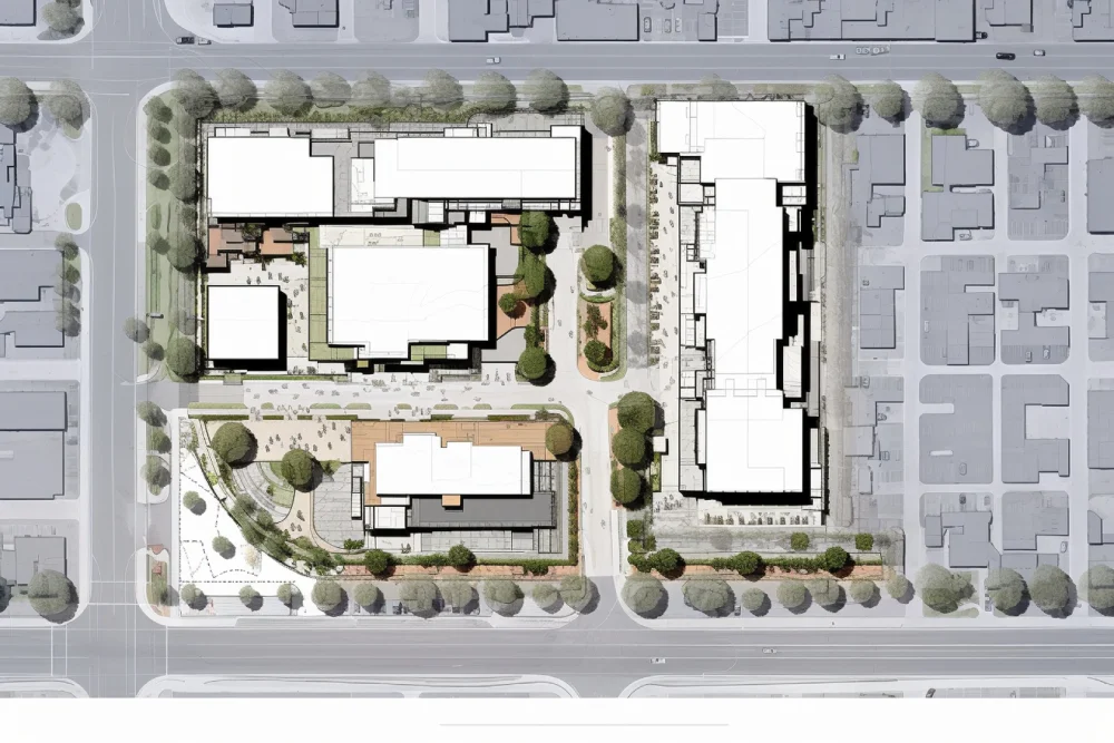 Plan View Render Realistic Buildings Realistic 3D Rendering: How It