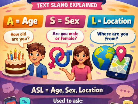 Understanding the meaning of the text slang ‘ASL’