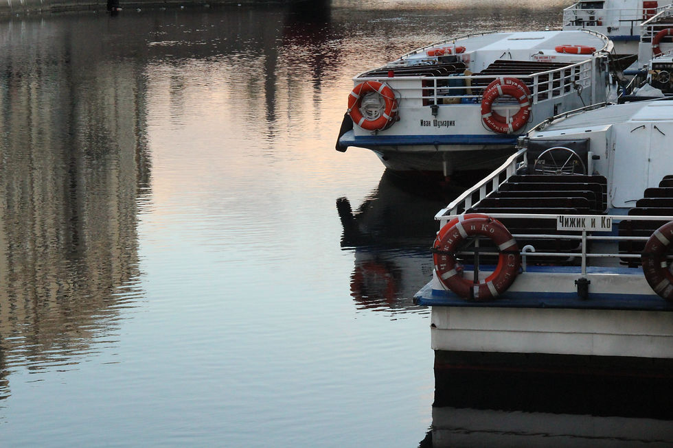 Canals at sunrise