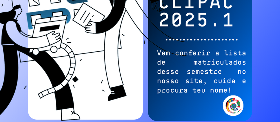 LISTA DE MATRICULADOS CLIPAC 2025.1✨