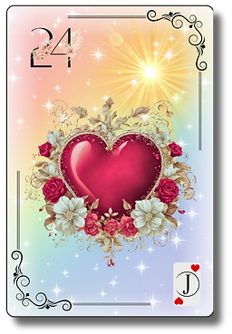 Magic Luna Power of Lights – Lenormand Karte 24: Das Herz