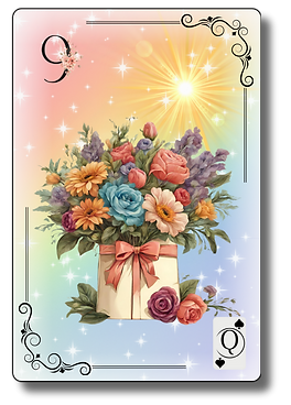 Magic Luna Power of Lights – Lenormand Karte 9: Der Blumenstrauß