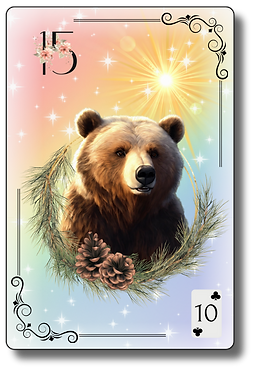 Magic Luna Power of Lights – Lenormand Karte 15: Der Bär
