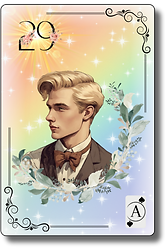Magic Luna Power of Lights – Lenormand Austauschkarte für Karte 29: Die Dame