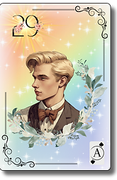 Magic Luna Power of Lights – Lenormand Austauschkarte für Karte 29: Die Dame