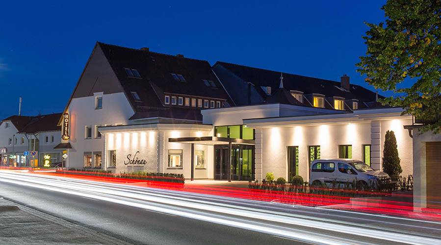 Haupteingang des Hotel Schönau