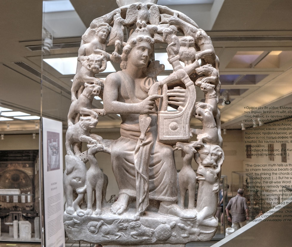 Orpheus with the lyre