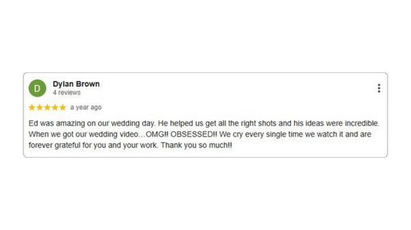 Creative wedding videographer Sunshine Coast