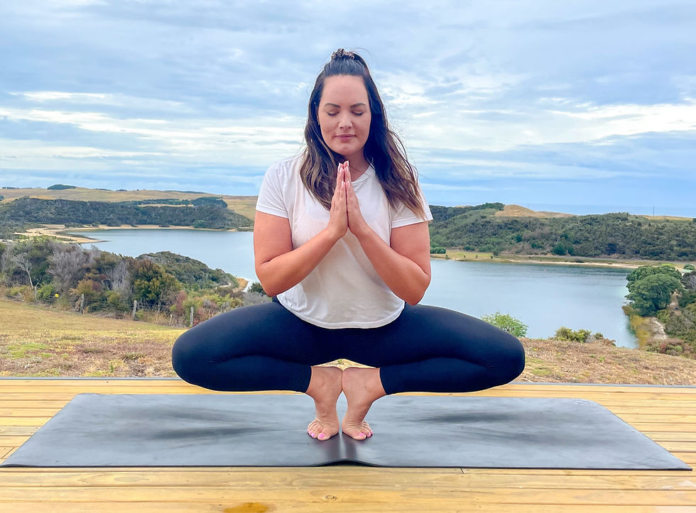 woman doing yoga pose