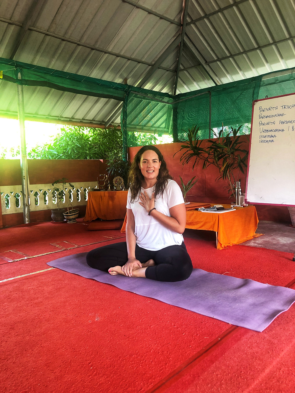 Shelley is a certified yoga teacher