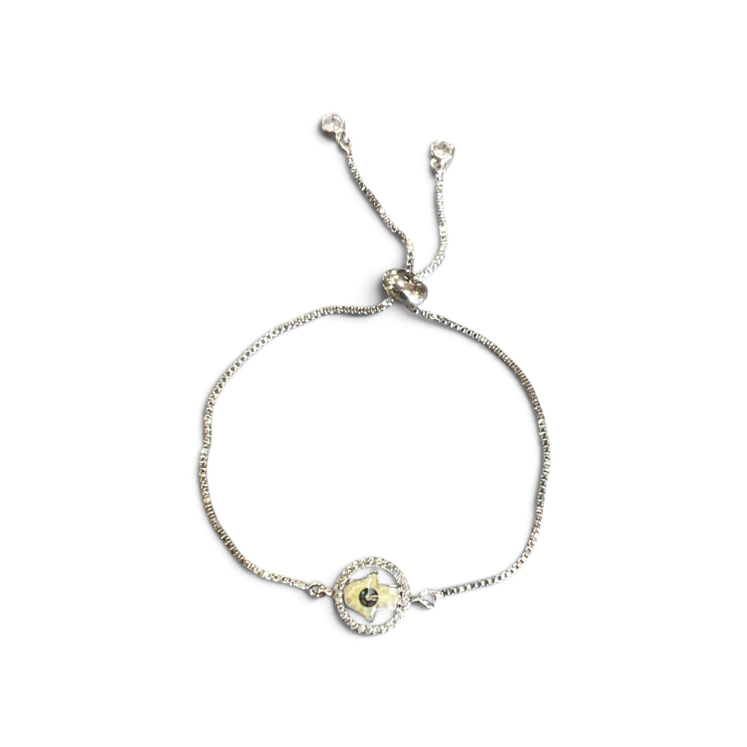 Hamsa Adjustable Chain Bracelet