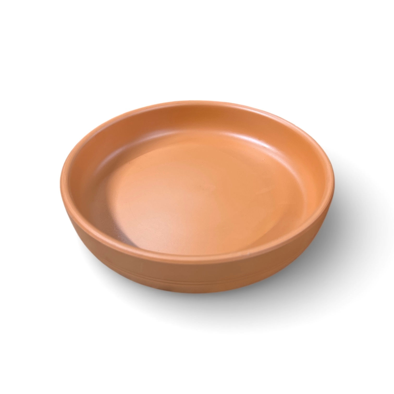 7.75” Terracotta Clay Plate