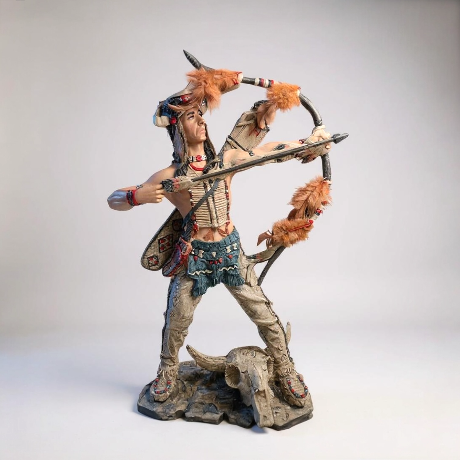 TM377 Native American Indian Shooting Arrow