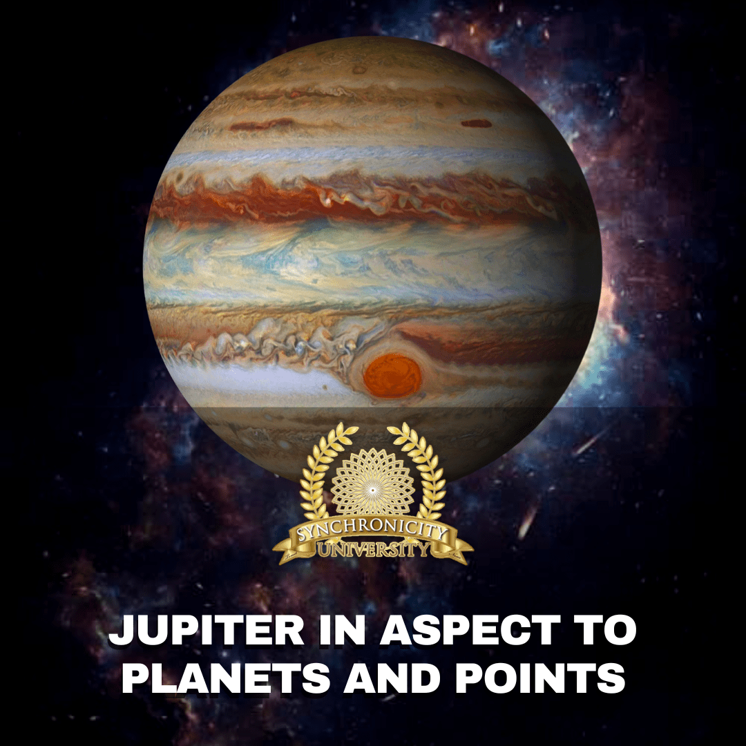 Jupiter in Aspect to Planets and Points