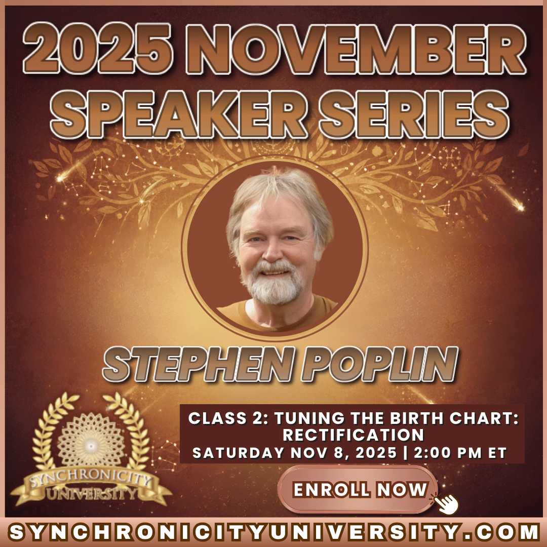 2. Stephen Poplin: Fine Tuning the Birth Chart: Rectification