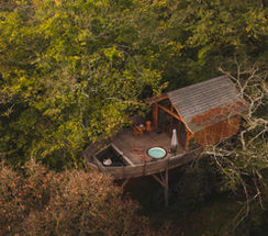 Prestation aérienne pour des hébergements insolites au bois de Rosoy