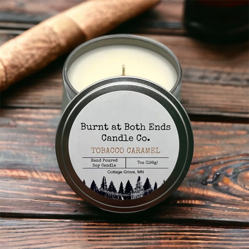 Tobacco Caramel 7 oz Burnt at Both Ends