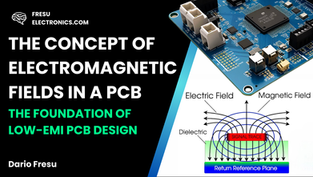Understanding Electromagnetic Fields in PCBs: Key Insights for Designing Low-EMI Boards - An Illustrated Guide by Dario Fresu.