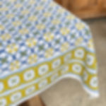 Positano Tablecloth: White, 60"X60"