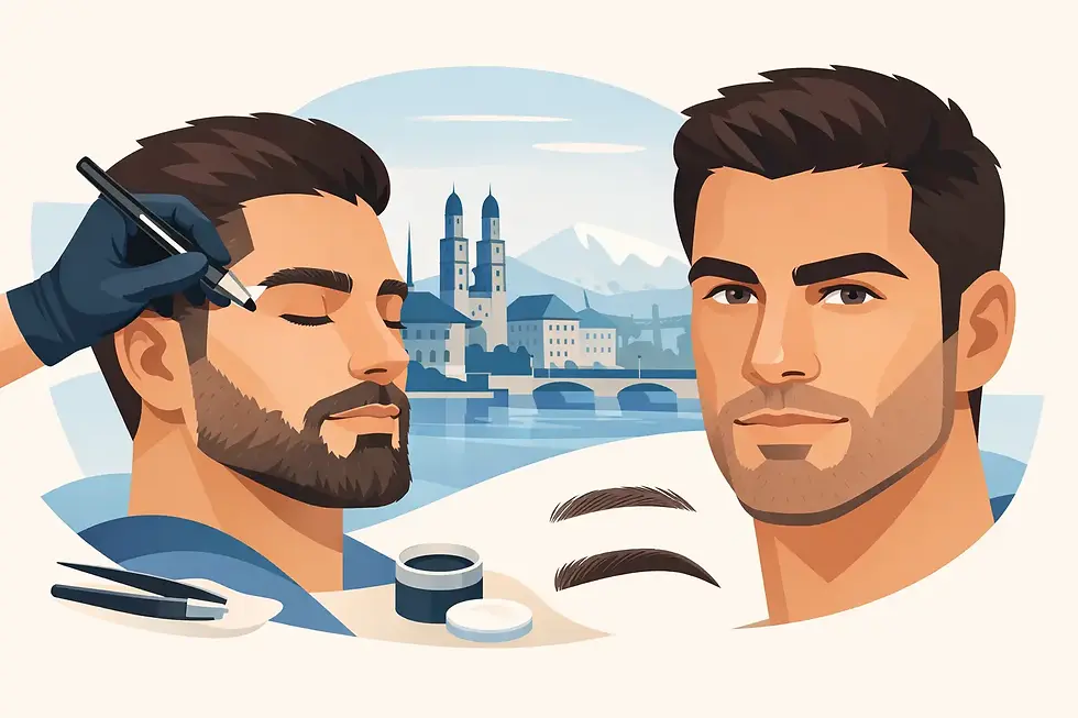 Microblading für Männer in Zürich