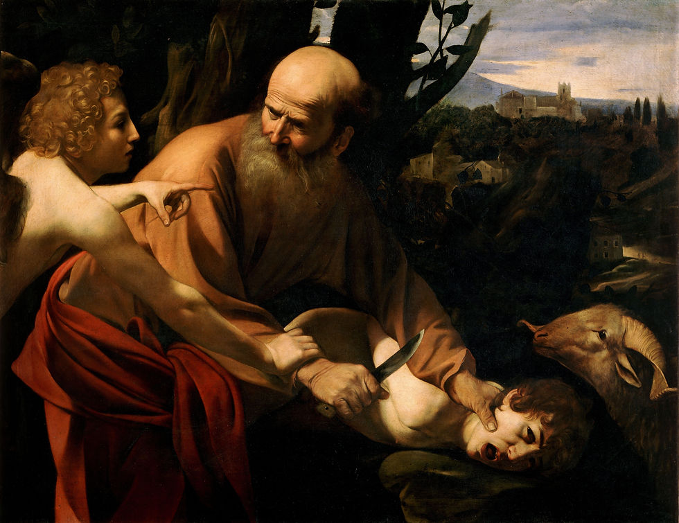 O Sacrifício de Isaac, Caravaggio (1603)