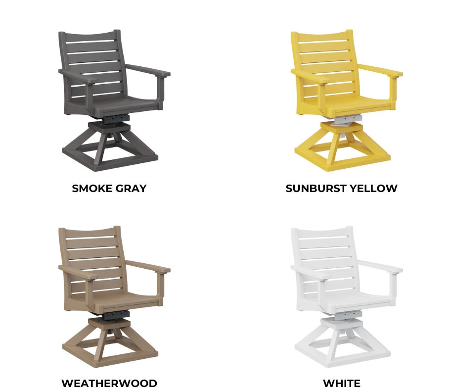 Berlin Gardens Bristol Swivel Rocker Dining Chair - Standard Color