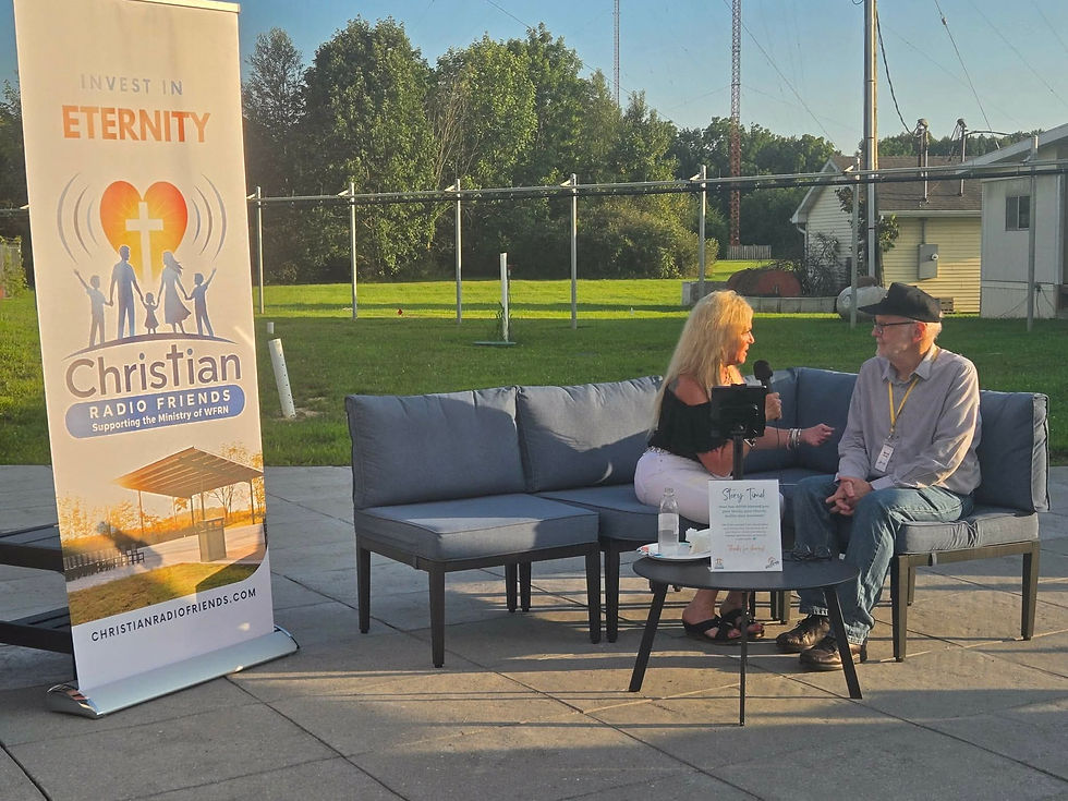 Outdoor recording at The Gathering Place WFRN