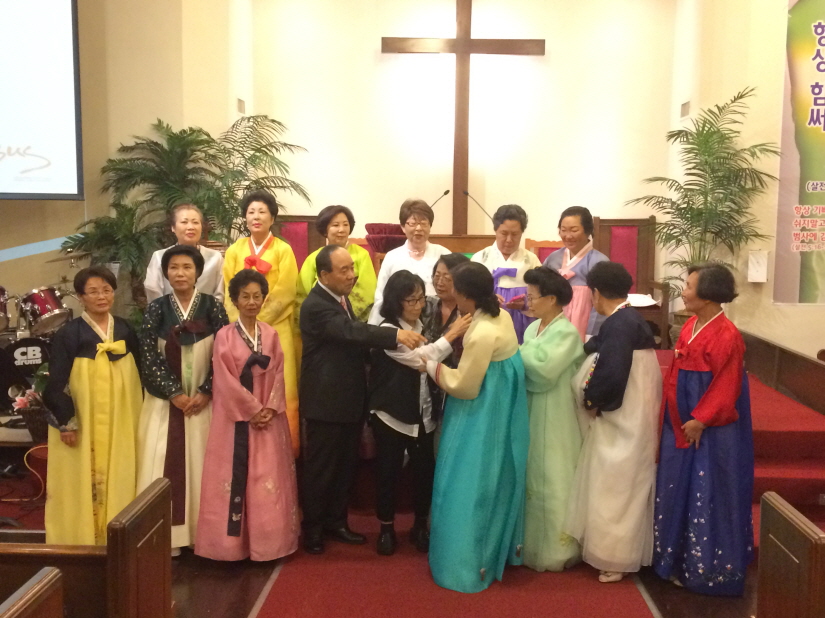2015년 8월 23일 주일 권사회 헌신예배
