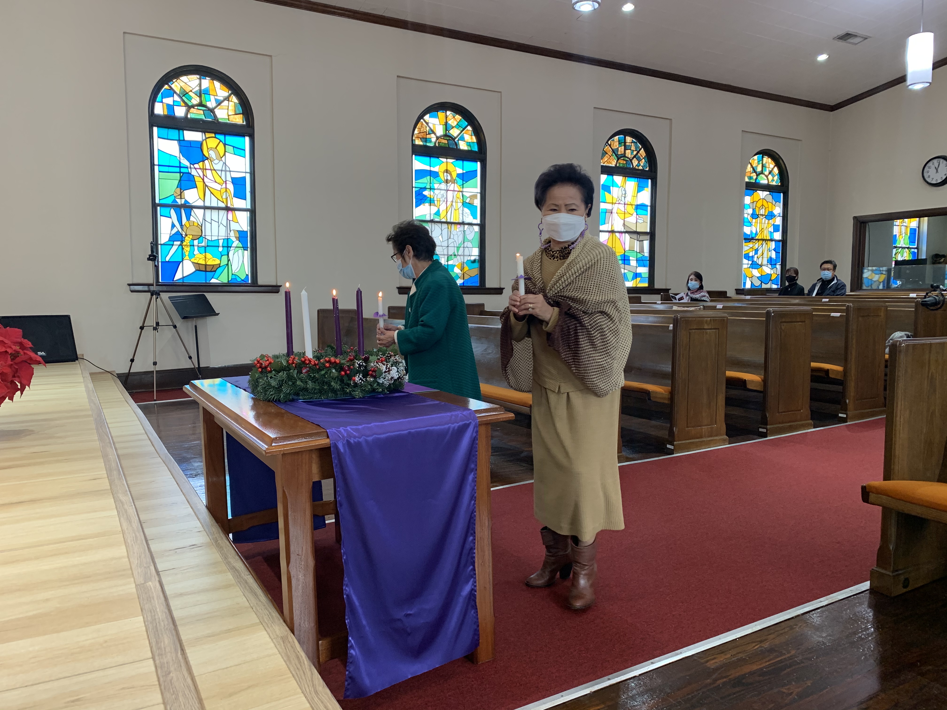 2020년 12월 6일 대강절 촛불점화